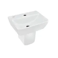 Раковина Essco Elements ECS-WHT-811 Белая с пьедесталом