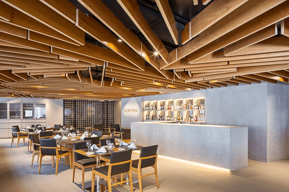 Стильные и креативные решения кубообразного потолка для ресторанов, кафе и баров. Стильные и креативные решения кубообразного потолка для ресторанов, кафе и баров.