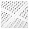 Кассетный потолок Алебс AP300*300АС/45° металлик Эконом перфорация F d=0,75 с акуст.
