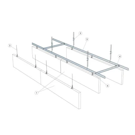 Экофон Баффл 1200x300мм, белый