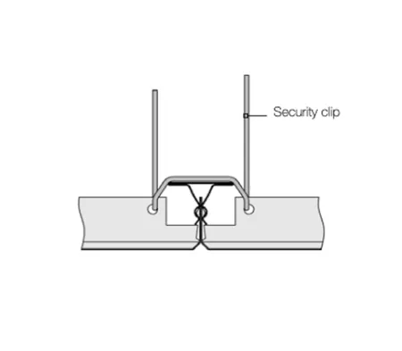 Подвесной потолок Армстронг V-Clip Plain белый GW 1200x300х40мм перфорация Rd1509 с флисом
