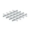 Грильято ячейка 120x120, высота 30 мм, ширина 5 мм, белый матовый