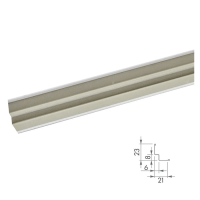 Пристенный молдинг ARMSTRONG Shadowline Retail Zn 3000х15x8х6х15 мм, белый