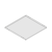 Подвесной потолок Армстронг V-Clip F Plain белый GW 600x600х40мм (фаска 3 мм)