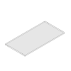 Подвесной потолок Армстронг V-Clip Plain белый 1200x300х40мм перфорация Rg1504 с флисом